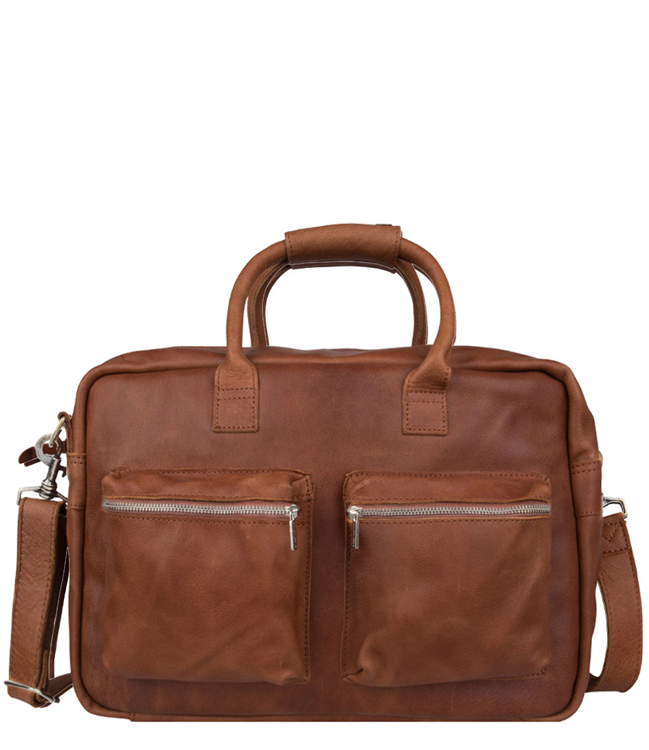 Conclusie Missionaris leveren The College Bag 15.6 Cognac | Cowboysbag