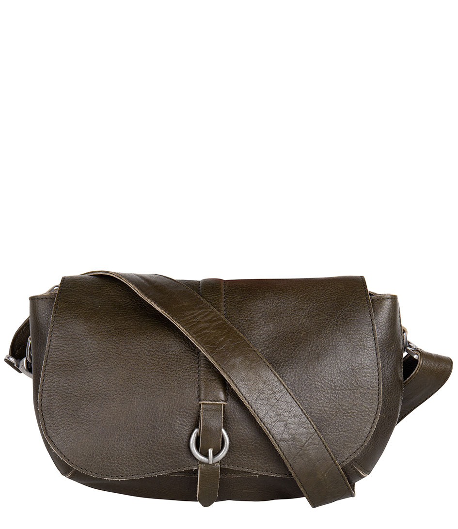 green shoulder bag